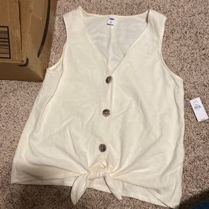 Old Navy button dressy tank